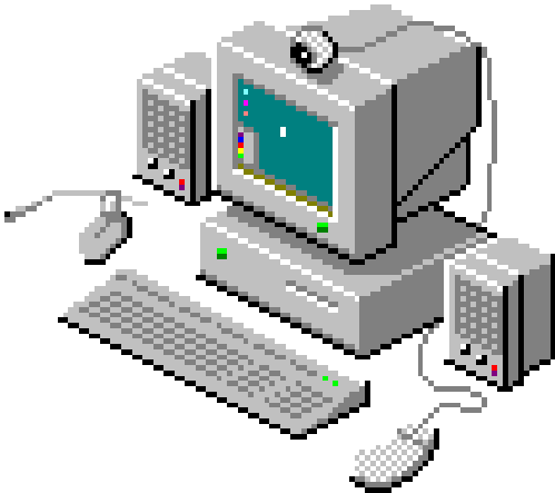pixel art computer